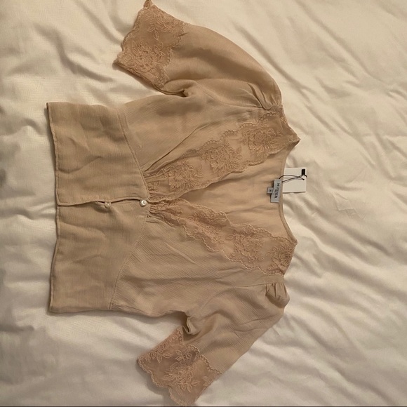 Musier Paris Estelle Lace Blouse - Picture 3 of 4